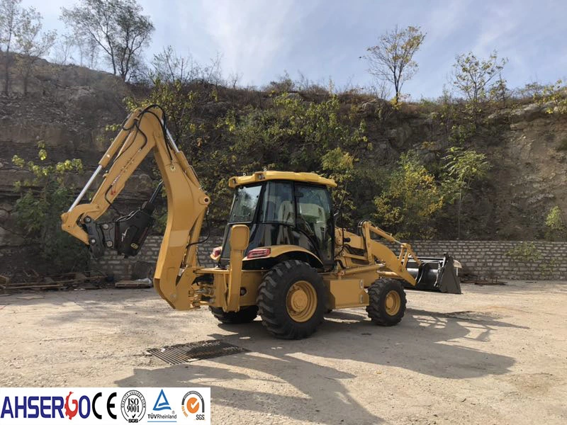 High Effciency 100HP Backhoe Loader with Hydraulic Hammer for Sale