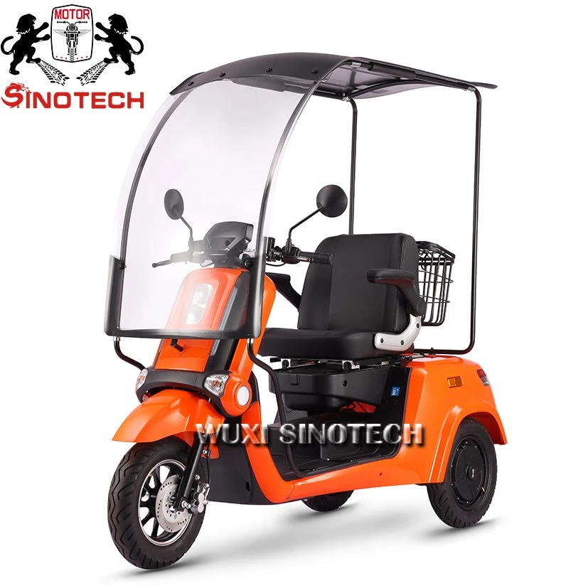 Good Quality 800W Motor Electric Tricycle with Rain Shelter