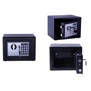 Semi-Automatic Portable Metal Cash Box Deposit Safe Box