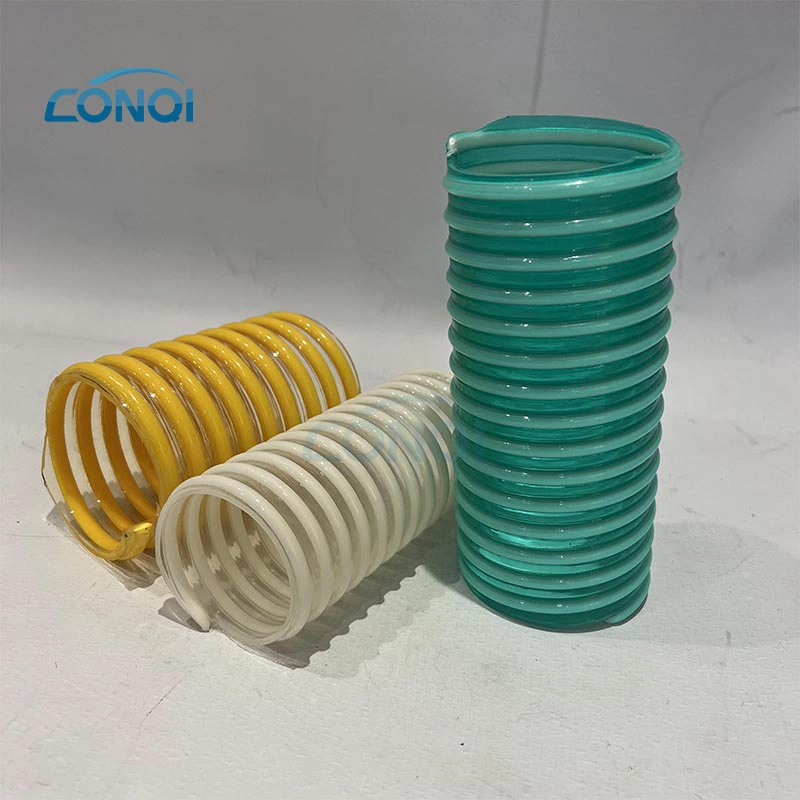 Clear Spiral PVC Steel Wire Hose Water Suction Hose