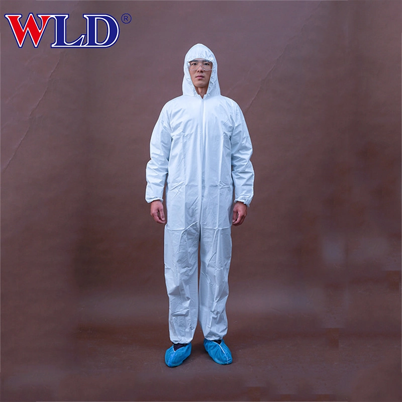 Hospital Type 3/4/5/6 Chemical Overalls Disposable Medical Protective PP Coverall Clothing