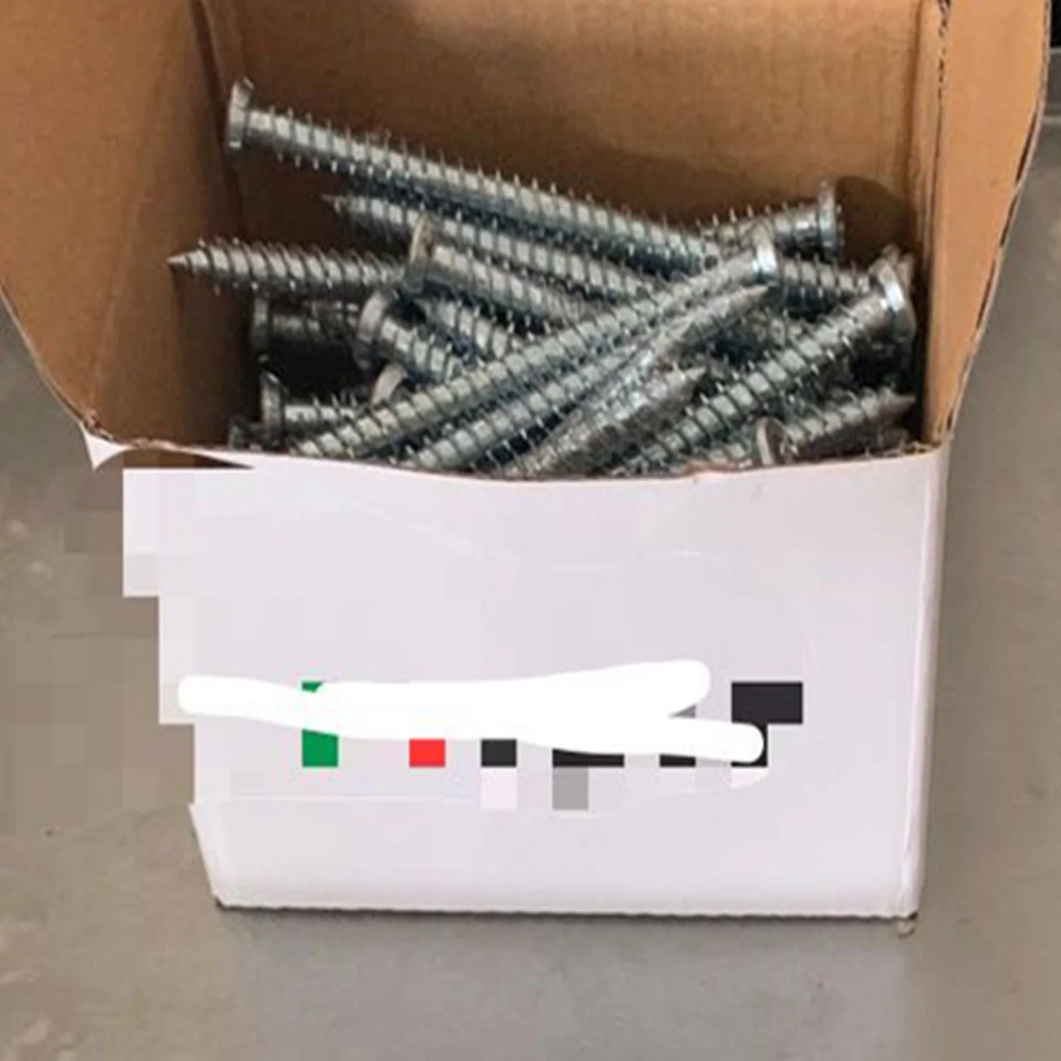 Concrete Screws, White Zinc, Hi-Lo Thread, Torx Pozi, Manufactory From Tianjin