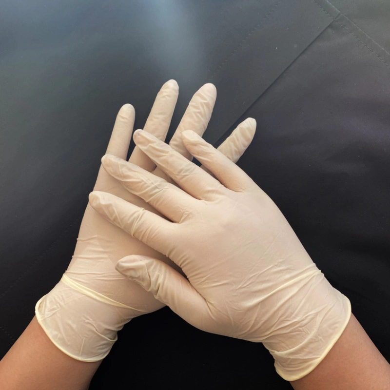 Vente en gros produits jetables gants en latex gants médicaux en nitrile (DK-12)