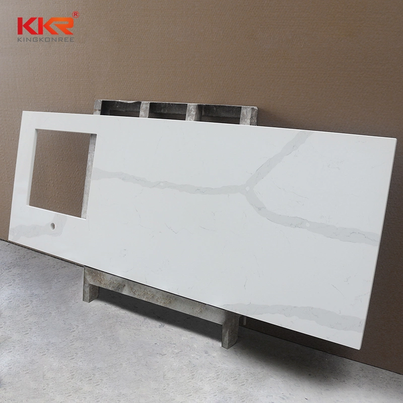 Kkr Customized Quartz Stone Kitchen Bench Top for Hotel 12.16