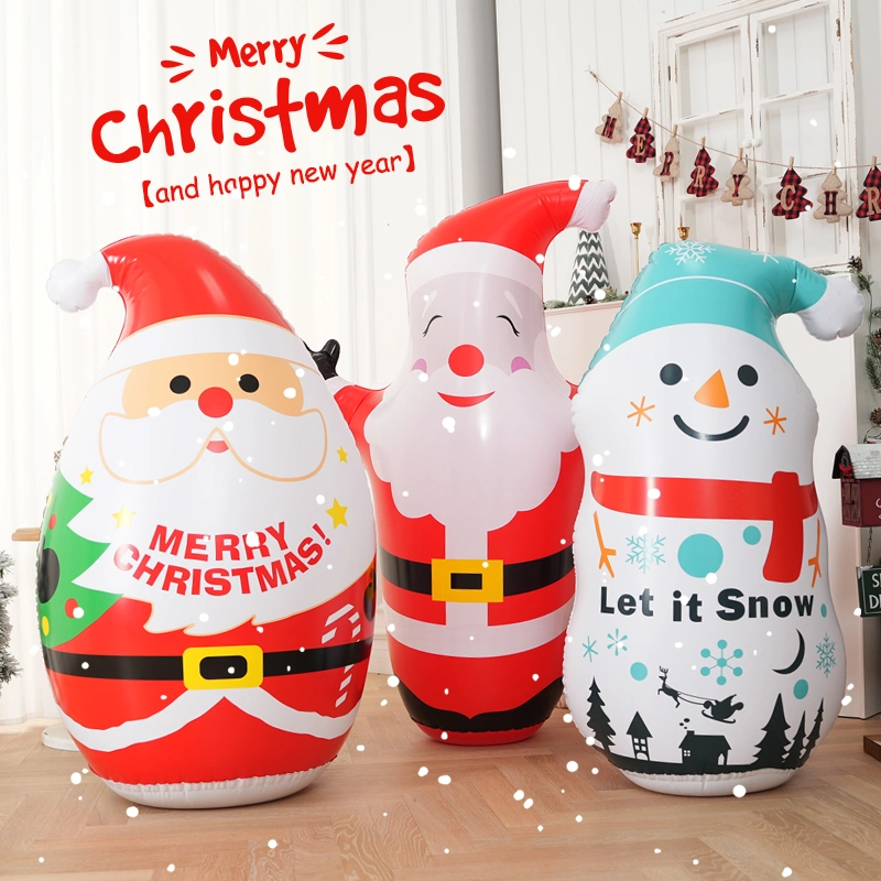 Santa Claus Large Christmas Luminous Tumbler Inflatable Toy