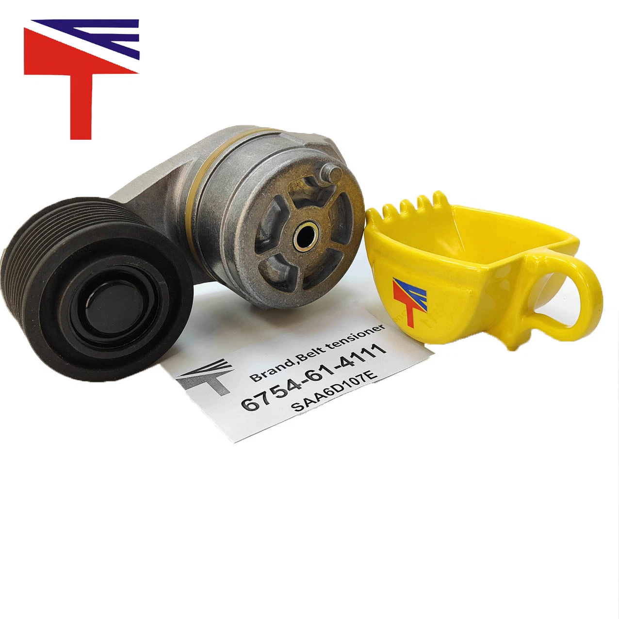 Diesel Engine Belt Tensioner Accessories Parts Number 6754-61-4111 for Engine PC200-8 SAA6d107e