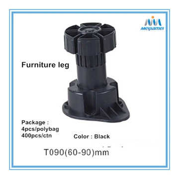 Adjustable Cabinet Legs with 100-130mm Height in PP