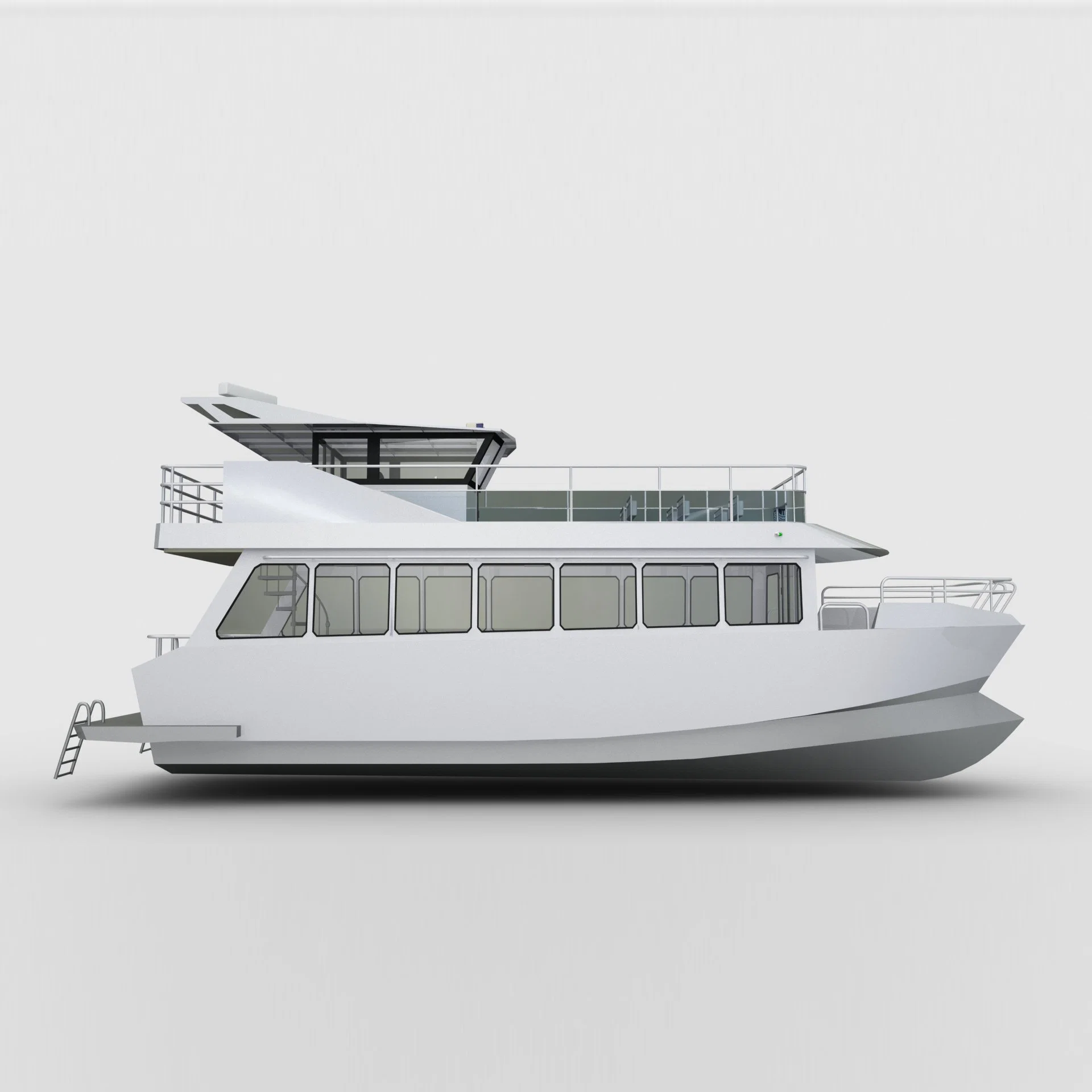 15m 49FT Aluminum Alloy Welded Offshore Sightseeing Sea Cruiser Passenger Ship for Sale