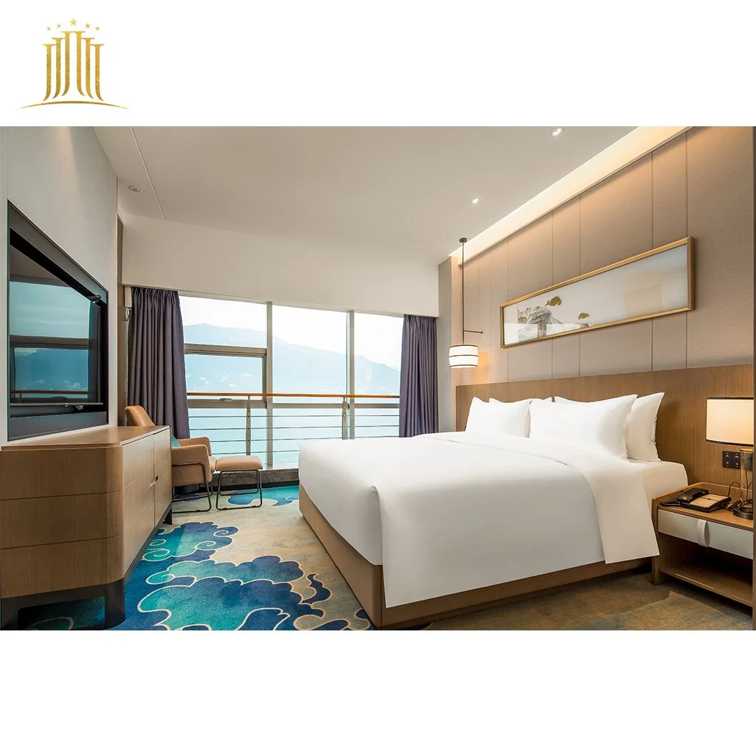 Diseño simple y moderno hotel 5 estrellas de lujo muebles de sala de juegos Hotel Muebles de Dormitorio