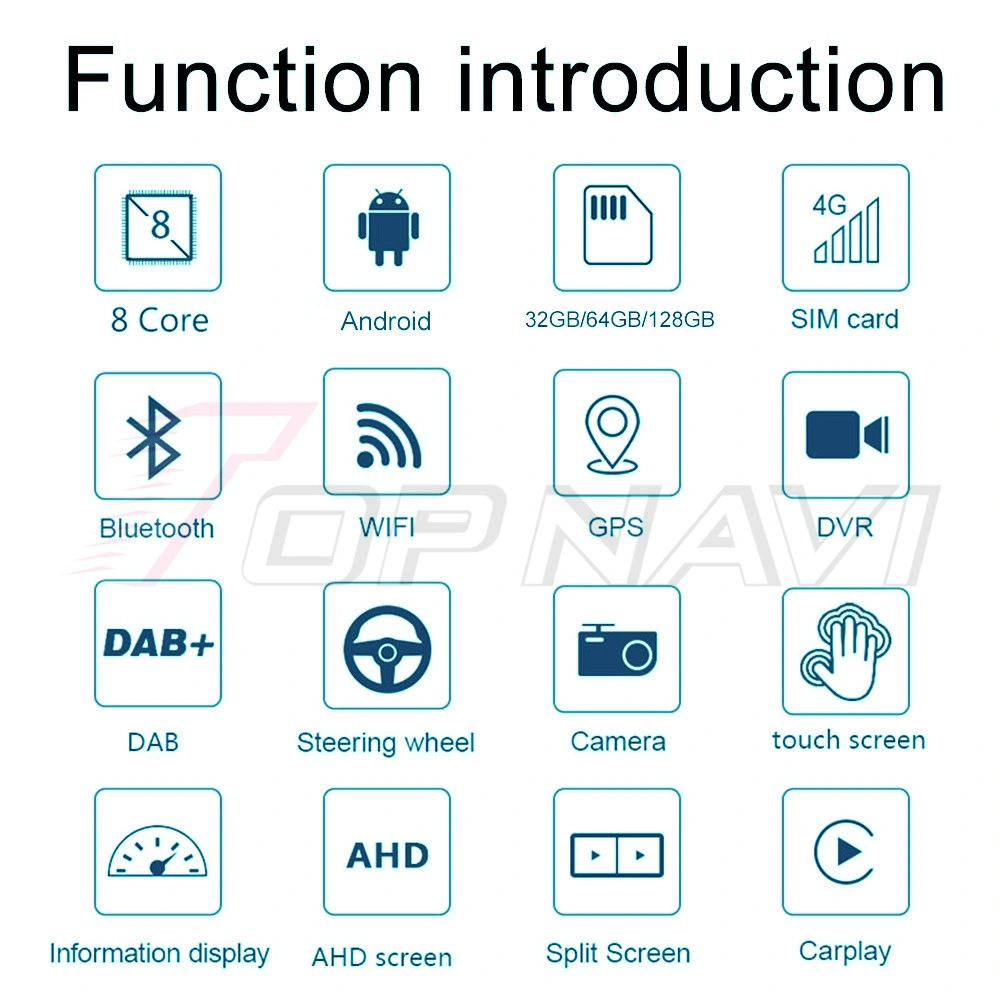 راديو السيارات عالي الدقة لـ Honda Accord 8 2008 2009 2010 2011 2012 2013 4+64 غيغابايت Android Auto GPS لاسلكي مشغل فيديو مكبر الصوت