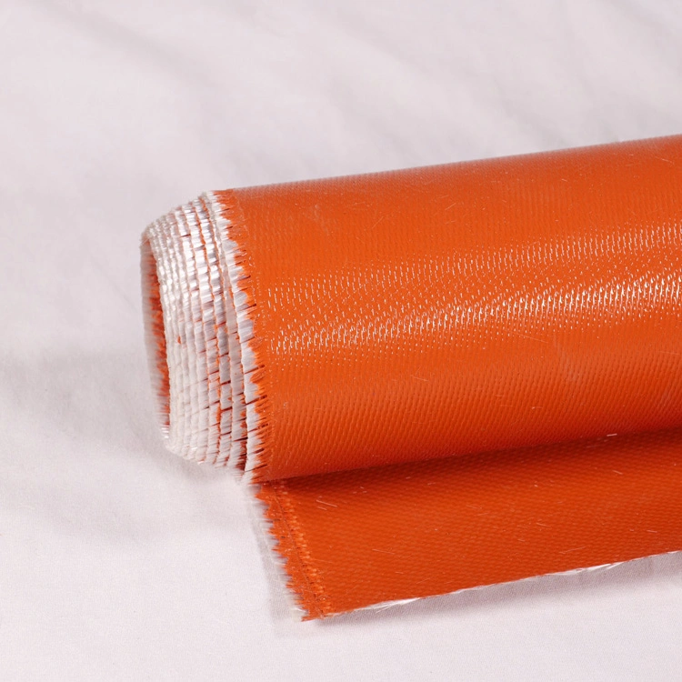 Factory Made Strongly Bonded Fireproof Waterproof Silicone Coated Fiberglass Fabric Cloth Sheet