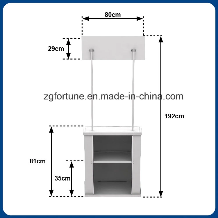 Durable Advertising Display Stand PP Promotion Table