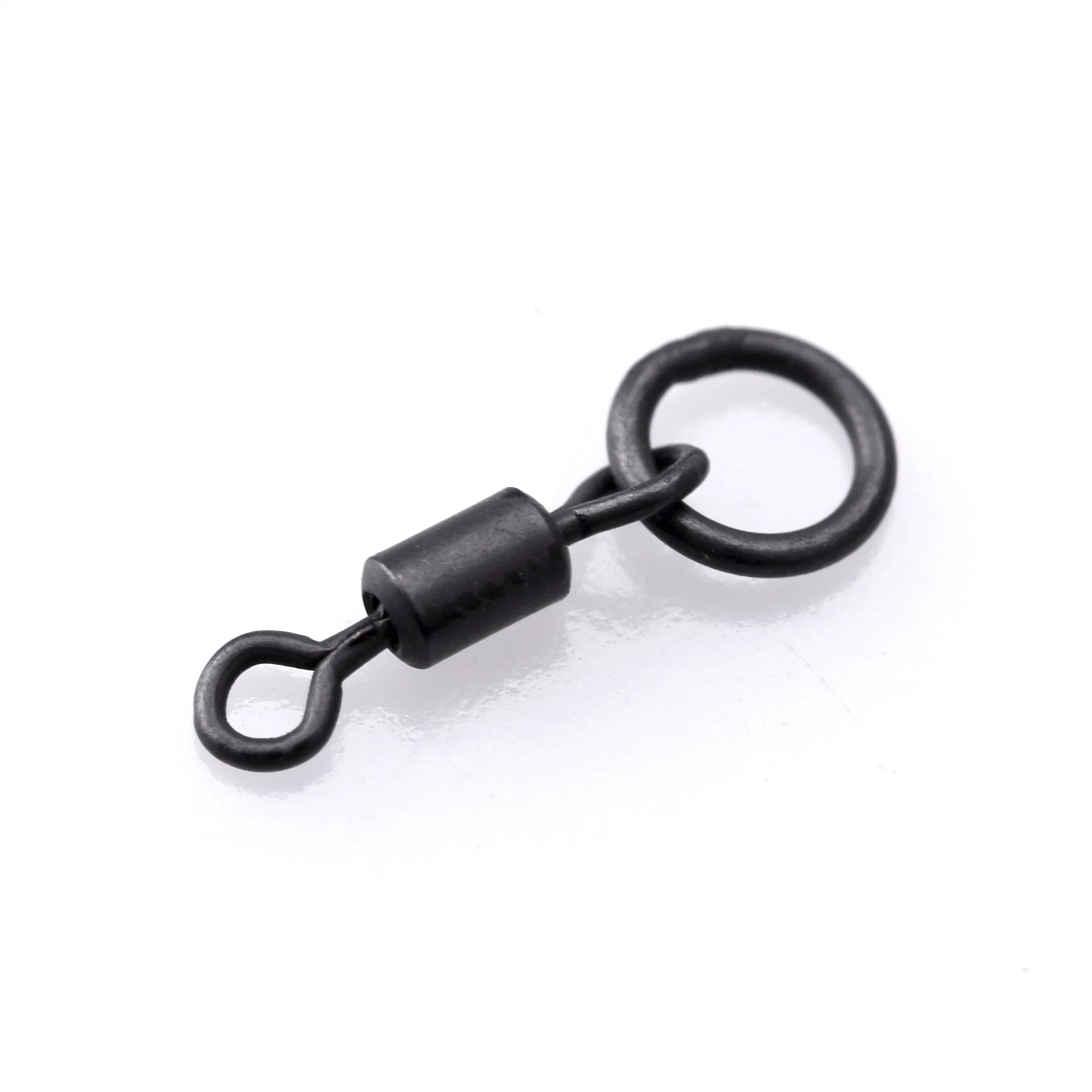 Long Body Rolling Swivel with Solid Ring Fishing Swivel