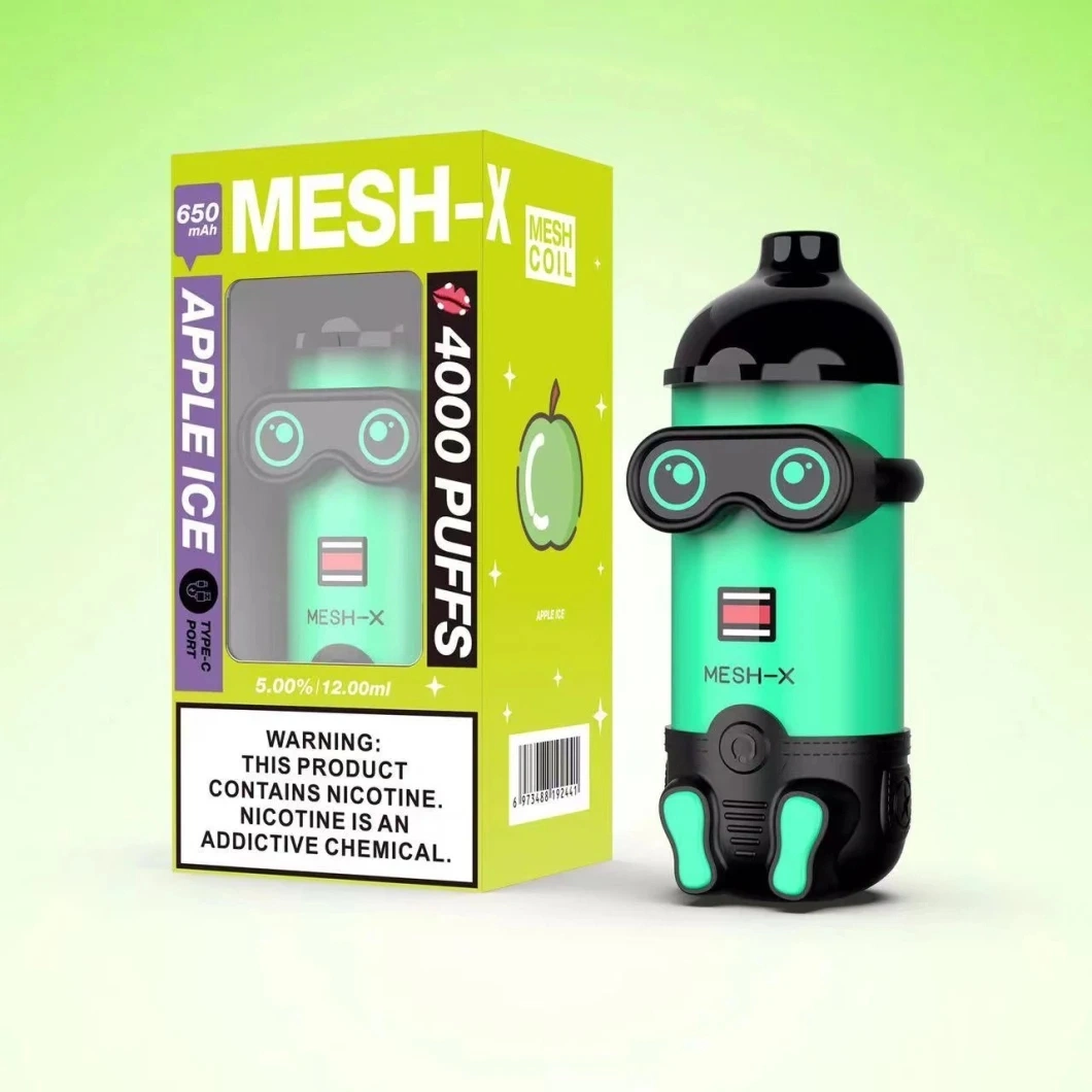 Meshking Mesh-X Mesh Q 4000 puffs одноразовый стилус Vape Pen USB Порт