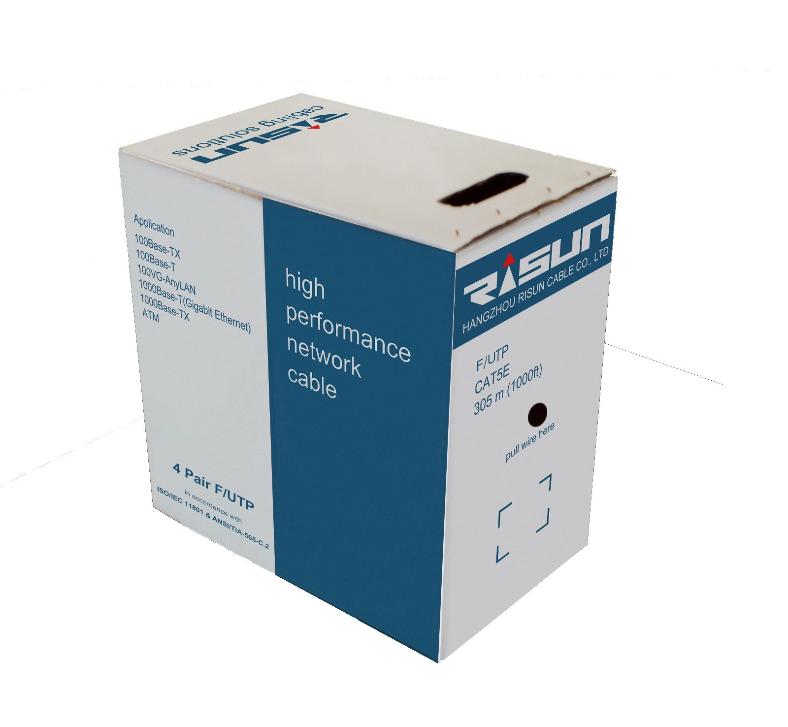 UTP Cat5 Easy Pull Box LAN Cable for Intercom System
