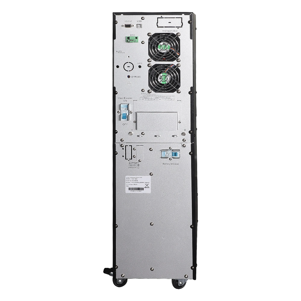 Hf Online UPS Transformerless UPS Power 6kVA / 6kw 10kVA / 10kw 192VDC 240VDC with Manual Bypass and Parallable Battery Packs