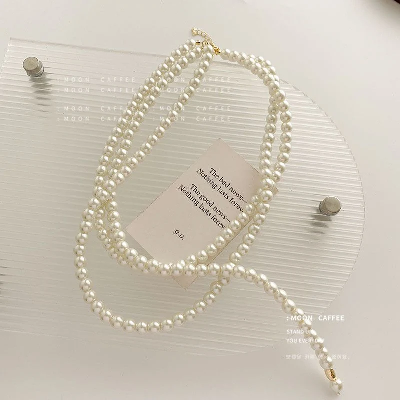 Freshwater Pearl Necklace Vintage Clavicle Chain Fashion Neck Accessories