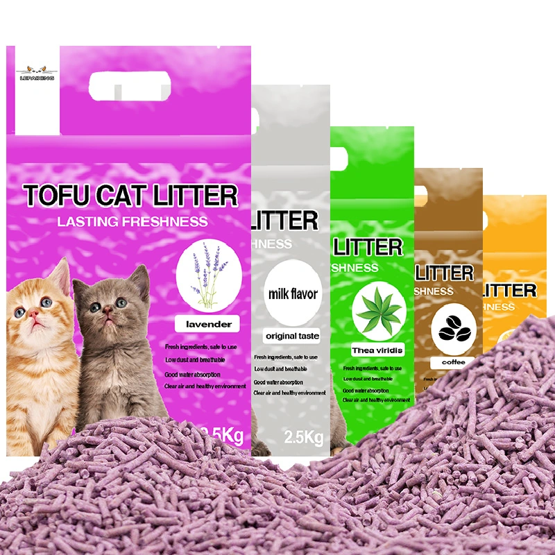 New Super Deodorizer Easy Cleaning Tofu Cat Litter High Water Absorption