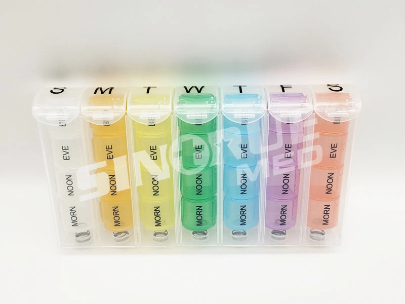 High Quality & Popular Type 28 Cases Plastic Pill Box