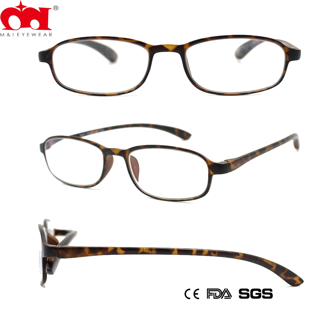 Multicolor Classic Oval Reading Glasses Smooth Demi Reader for Men (M75477)