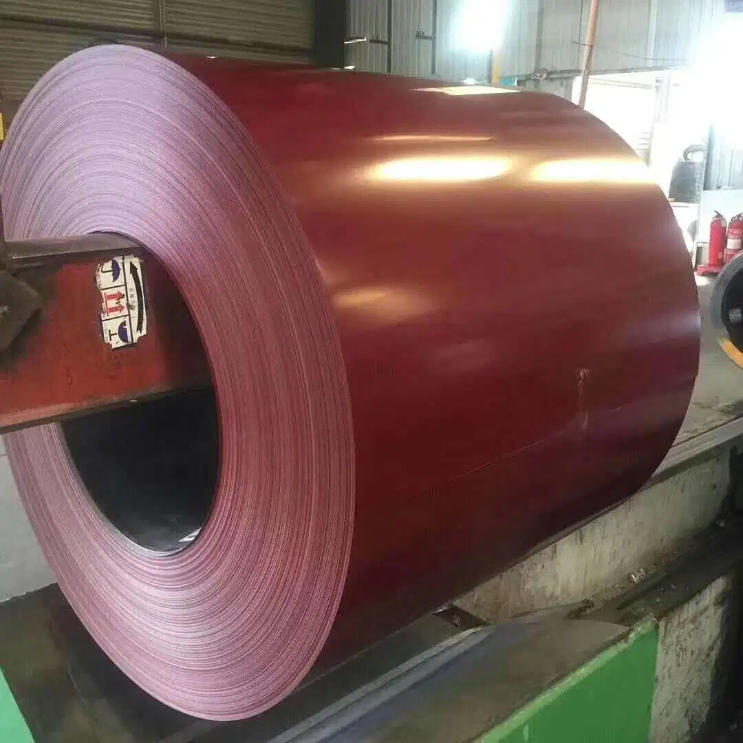 China Fabricação Prepainted PPGL PPGI revestidos da bobina de aço Blue folha de metal