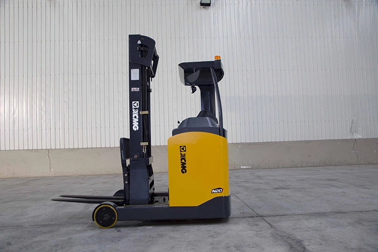 XCMG Official 1.8 Ton Hydraulic Electric Reach Truck Forklift Fbrs18-Az1 China Double Reach Forklift with 3 Stage Mast Price