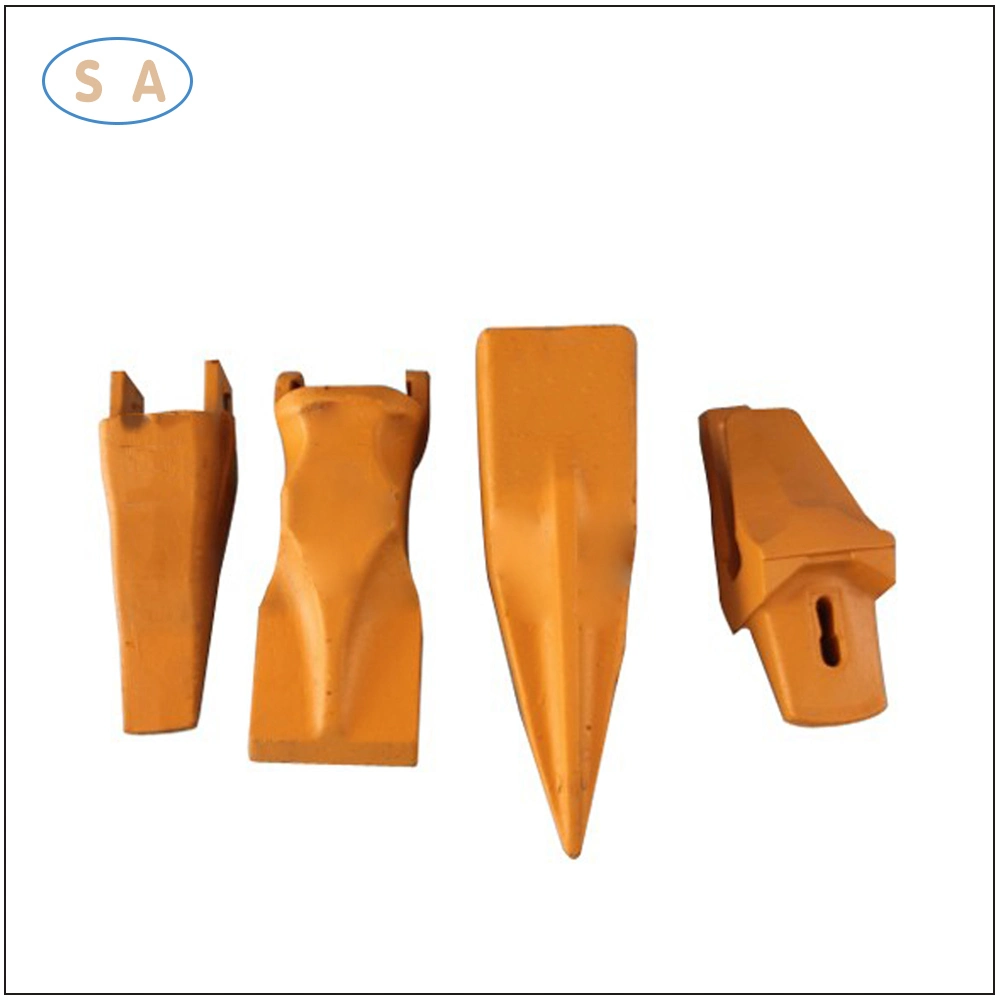 Customized Casting Steel Teeth Parts for Bucket of Forklift