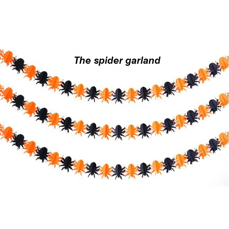 Halloween Lange Länge Skelett Spinne Fledermaus Ghost Pull Blume Girlande Für Wanddekor