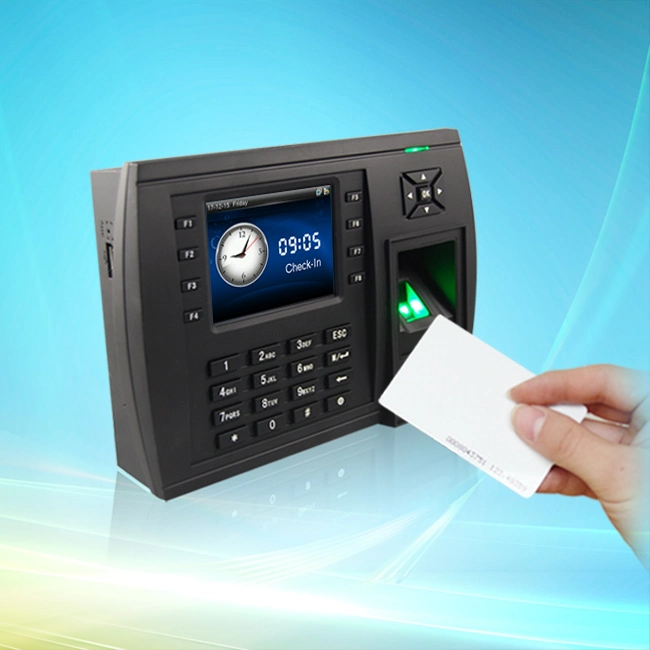 Large Capacity Biometric Fingerprint and Punch Card Time Attendance Machine