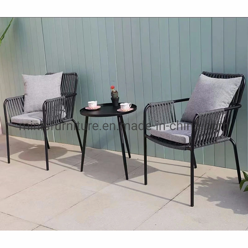 (MN-ODC12) Home/Hotel Outdoor Furniture Woven Rope/Metal Frame Patio/Garden Chairs