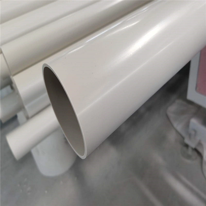 أنبوب صلب PVC بلاستيكي مقاس 40 مم من البولي فينيل كلوريد (PVC) يعمل على أنابيب صلبة من البولي فين