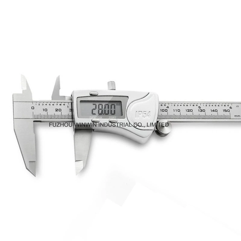 High Precision IP54 Waterproof Digital Vernier Caliper 6" Electronic Caliper (WW-54DC04)