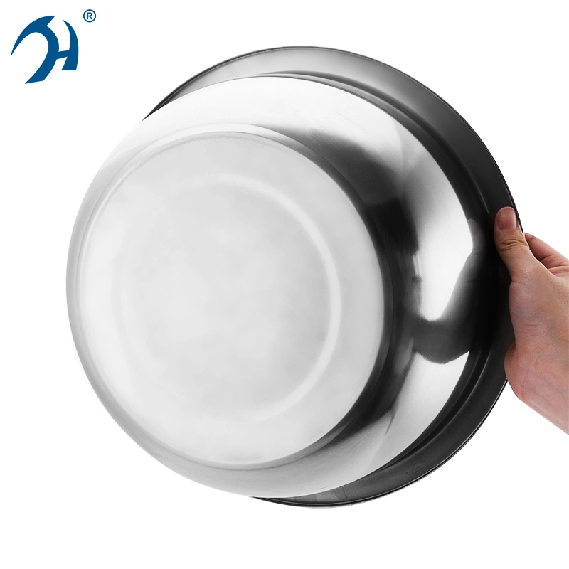 Large Round Bowl Various Sizes Stainless Steel Basin Vegetable Fruit Food Bowl