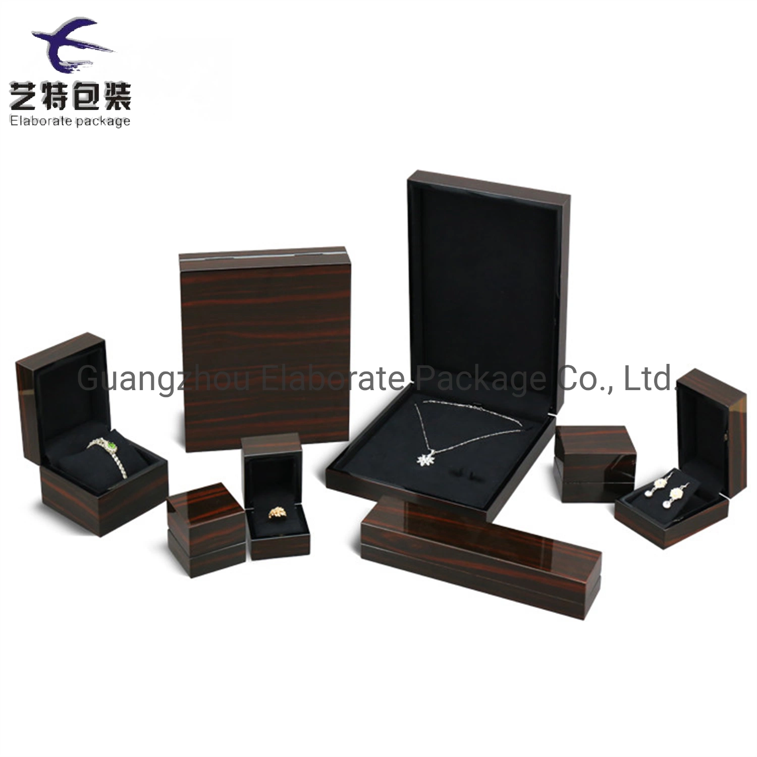 Wholesale Customization Piano Paint/Jewelry Box/Wooden Packing/PU Leather Box/Velvet Box/Necklace/Ring/Pendant/Bracelet/Bangle/Coin/Perfume Box/Velvet/Gift Box/