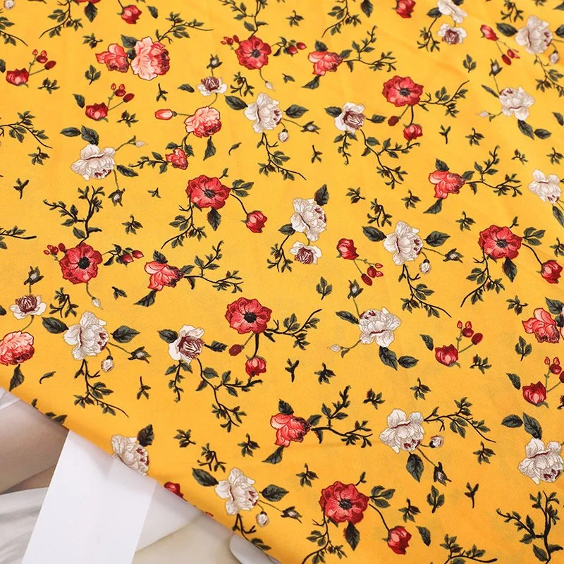 145cm Soft Hand Feel 100% Polyester New Design Print Woven Fabric for Garments