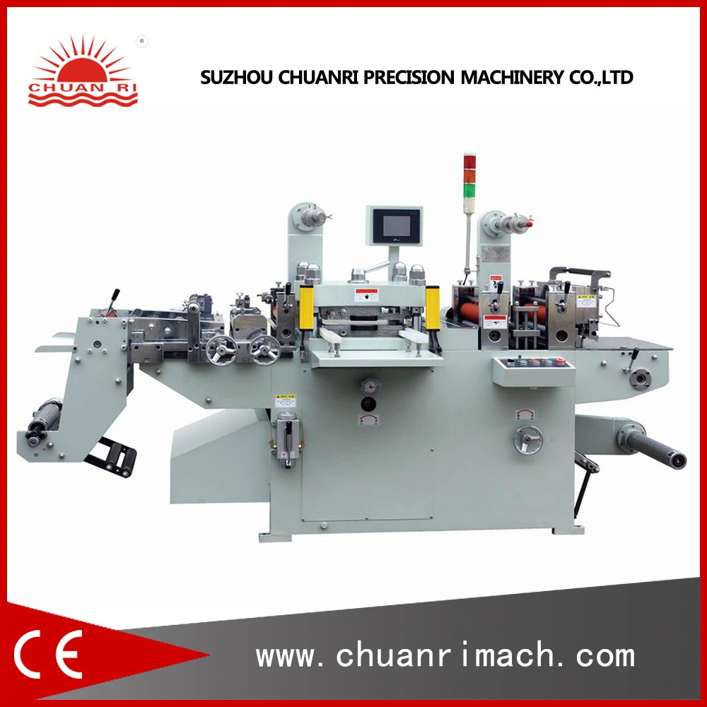 Roll Adhesive Label Automatic Die Cutting Hot Stamping Machine