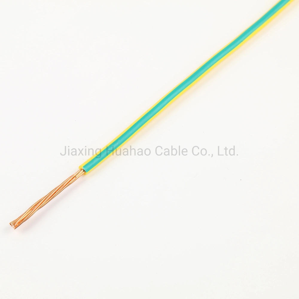 Cable eléctrico conductor de cobre cable BV sencillo aislado de PVC eléctrico