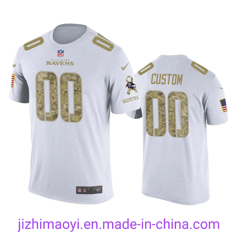 Wholesale/Supplier Custom Baltimor-E Ravens Lamar Jackson Ronnie Stanley Marlon Humphrey Justin Tucker Football Sublimation Casual Men Women Youth Kids T-Shirts