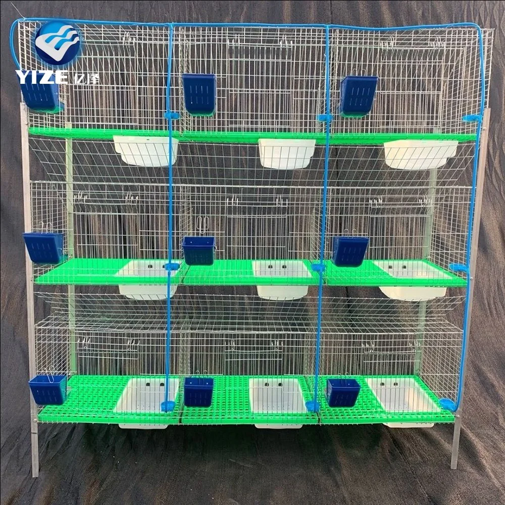 Factory Supply 2 6 9 12 Doors Rabbit Commercial Cage for Farming