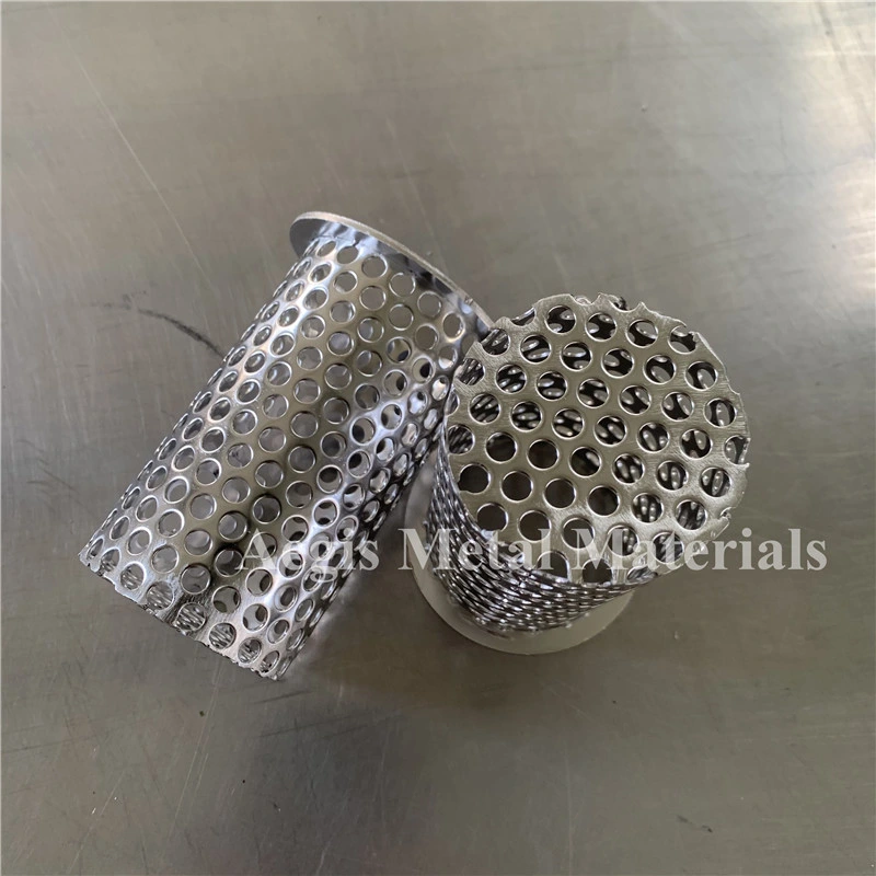 SUS201 304 316 316lstainless Steel Metal Perforated Tube Filter