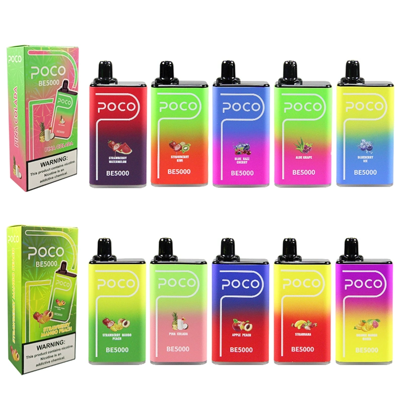 Factory Direct vape Poco Be 5000puffs 14ml Fruit Flavors Disposable/Chargeable Vape