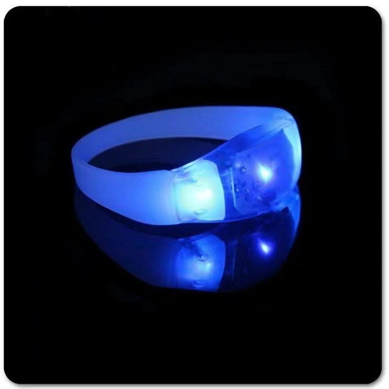 New Style Customized Logo Silicone LED Bracelet Wristband for Events