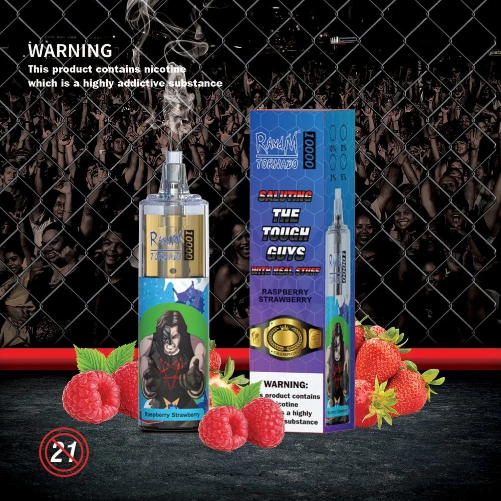 Borlas Vape Randm Tornado 10000 Factory 0% 2% 3% 5% Nice Vape descartáveis de controle do fluxo de comércio por grosso de Dispositivo Borlas Vaper grande vaporizador descartáveis