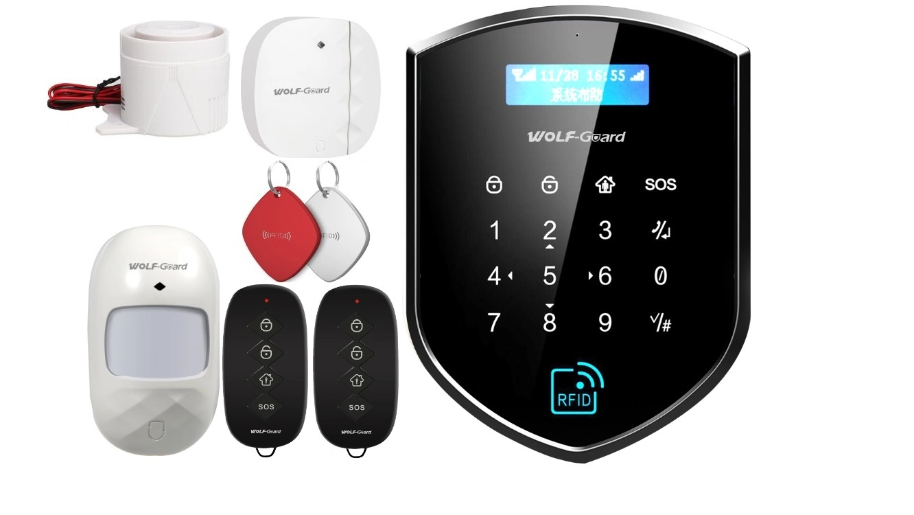 WiFi 4G GSM Wireless Intruder Home Alarm Security Systems