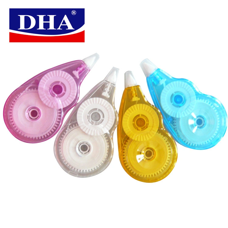 Wholesale/Supplier Self Adhesive Colored School Corrector Refill Correction Office Supply Stationery Plastic Tape with Supplies Factory Manufacturing