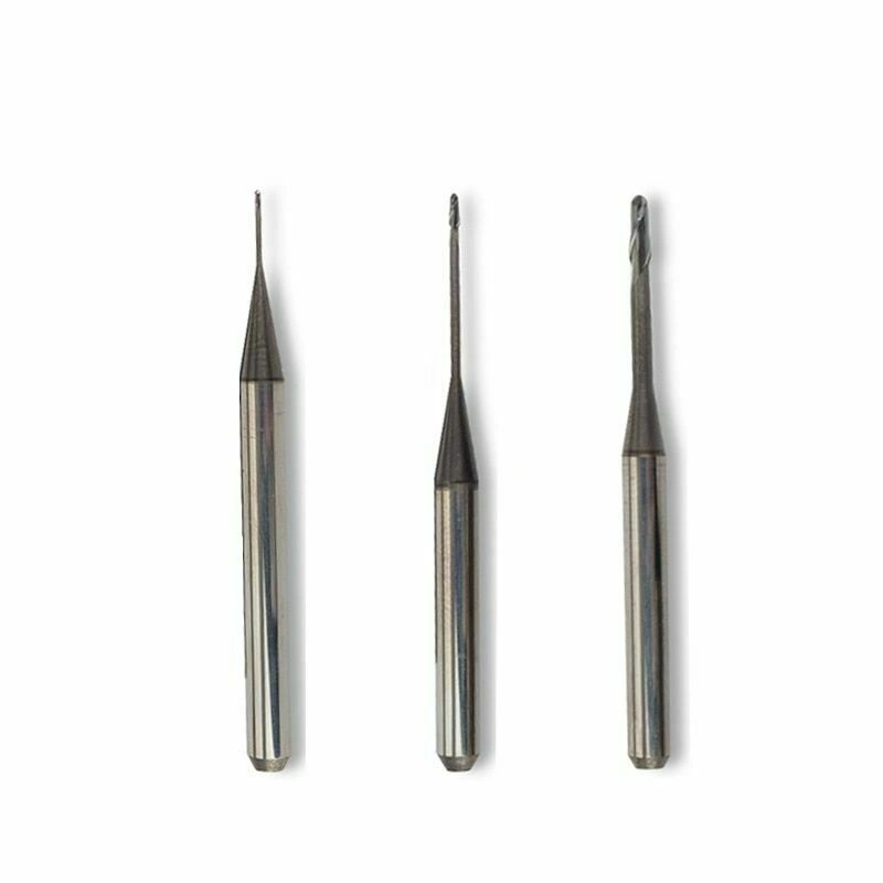 Roland Dental Milling Cutter Set with DC Coating Milling Zirconia Block Tools