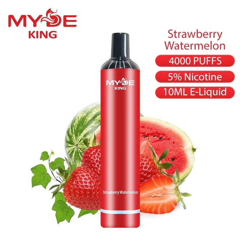 2022 Hotsale Vape Myde King 4000puffs Disposable/Chargeable E Cigarettes Wholesale/Supplierr with 12 Fruit Flavors