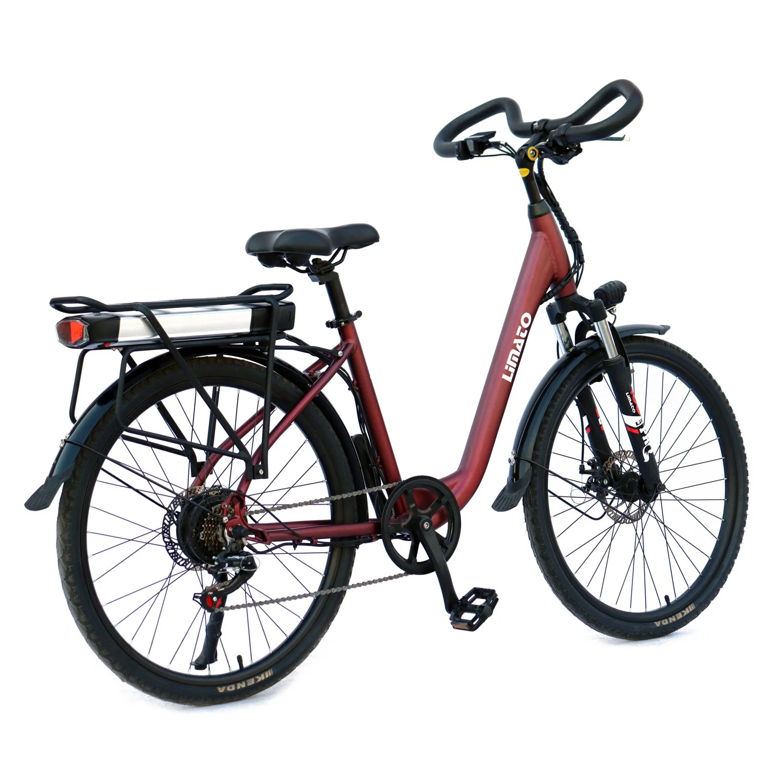 Heißer Verkauf China Cargo Elektro-Bike 8 Geschwindigkeit 48V Lithium Batterie 350W 26 Zoll Road City eBike Elektro Fahrrad für Frau