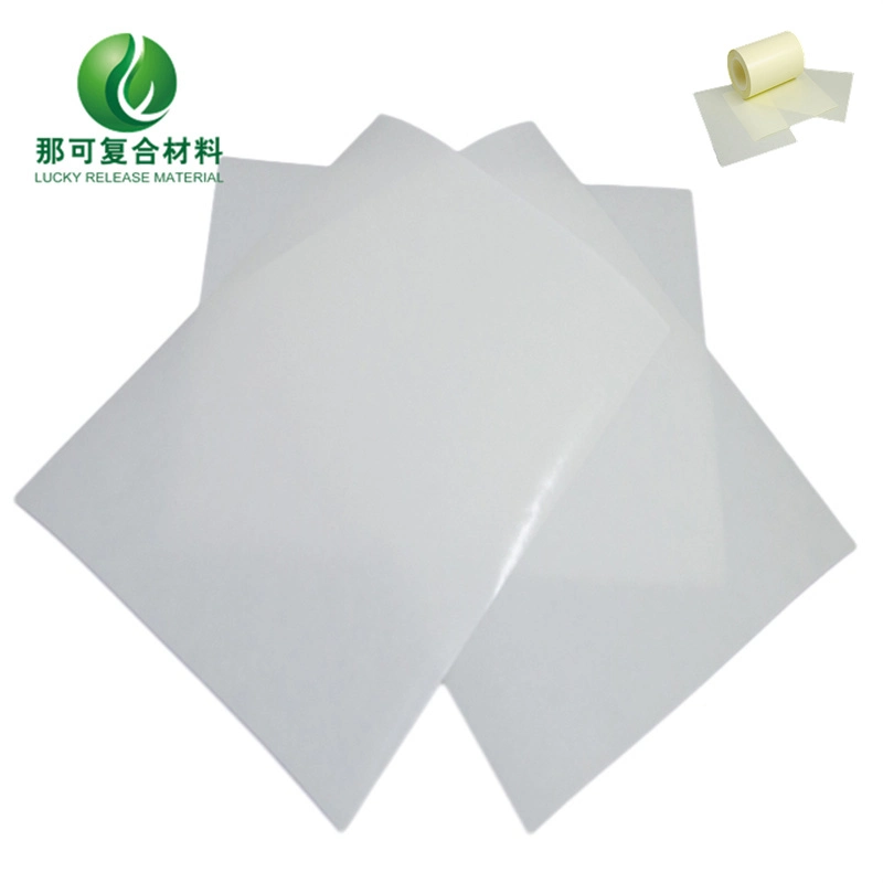 Water Glue Yellow Liner Paper High Glossy Adhesive Sticker Glassine Liner Paper