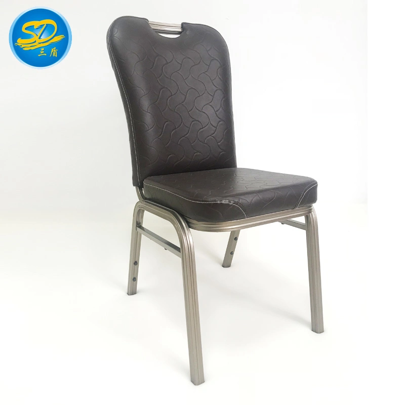 Hotel Furniture Gold Salon Chair Iron Banquet Chair From China